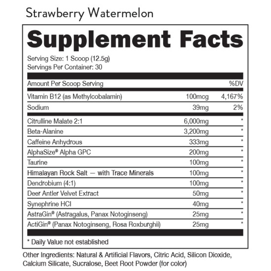 Woke Af- High Stimulant Pre-Workout Woke Af- High Stimulant Pre-Workout